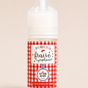 Fraise Symphonie Concentré 30mL - Le Coq Qui Vape